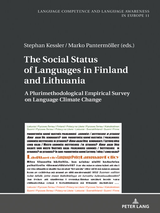 Title details for The Social Status of Languages in Finland and Lithuania by Amei Koll-Stobbe - Available